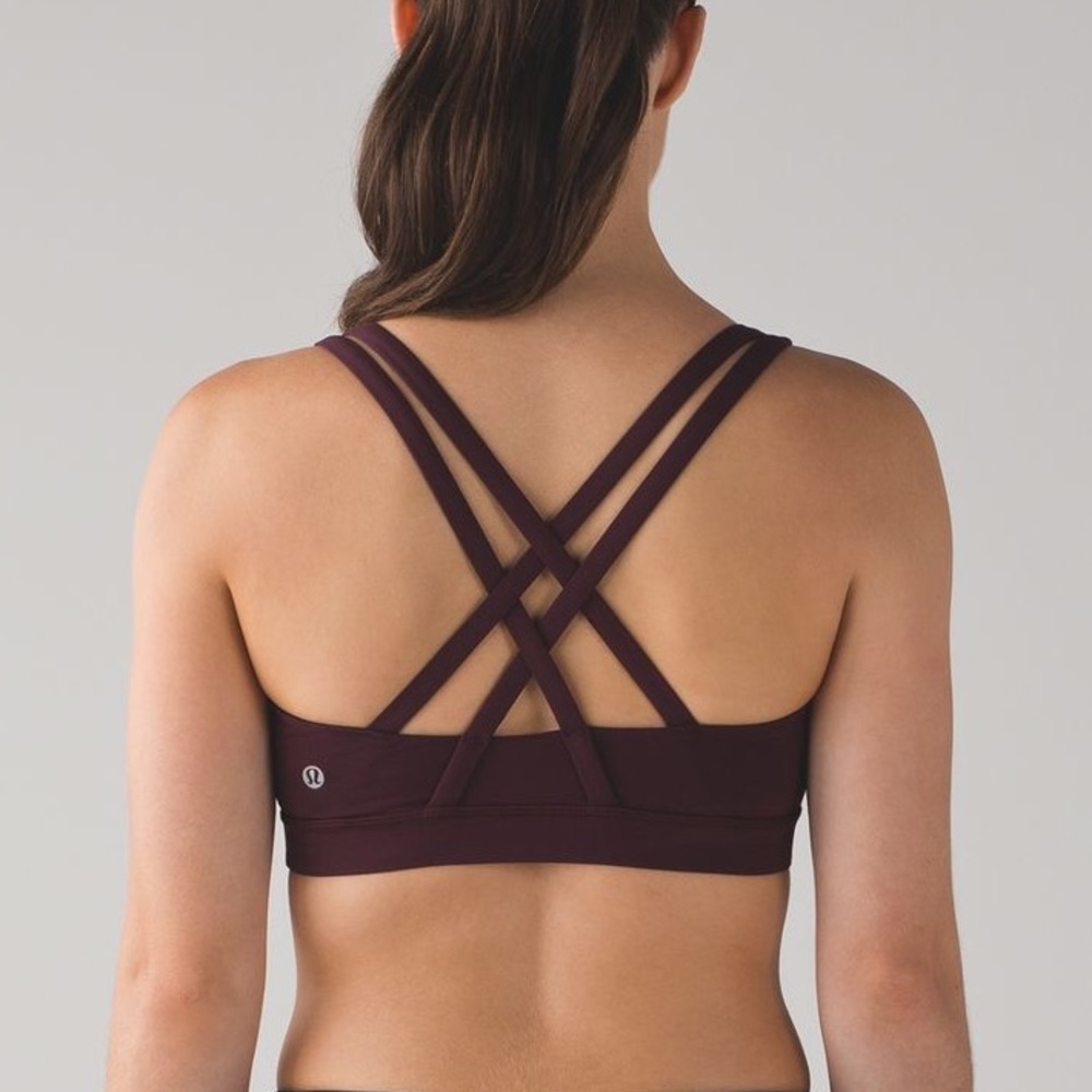 Lululemon Maroon Energy Bra